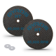 1.5” Resin Cut-Off Wheels for Rotary Tools | 2 Double Fiberglass Reinforced Cutting Discs | High-Tensile for Materials like Steel, Bronze | Dremel Cutting Tool Accessory | Made in USA 11-32156 