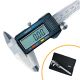 Gyros DIGI-Science Accumatic Digital Caliper Measuring Tool | 6 Inch Stainless Steel Electronic Vernier Calipers Measures up to 0-6”/0-150mm | Large LCD Display Screen | 2 Batteries Included (50-10150)